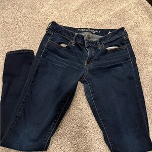 American Eagle Outfitters Women's Navy Skinny Jeans